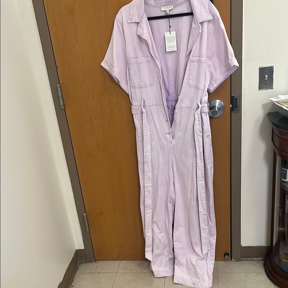 Lavender Utility Jumpsuit - Women
